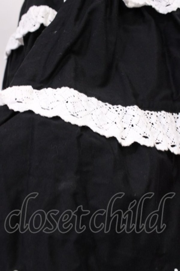 画像5: BABY,THE STARS SHINE BRIGHT / ミルフィーユジャンパースカート Free ブラック/オフ白 H-26-03-03-1002-BA-OP-NS-ZH (5)