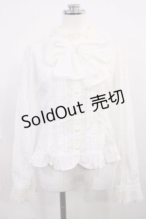 画像: Angelic Pretty / ボウタイブラウス Free オフ H-26-03-03-1027-AP-BL-NS-ZH