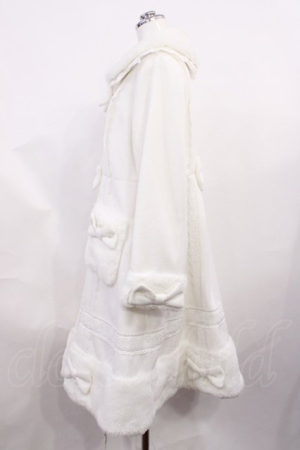 画像2: axes femme kawaii / スノードルチェコート M 白 H-26-03-03-1033-AX-CO-YZ-ZH (2)