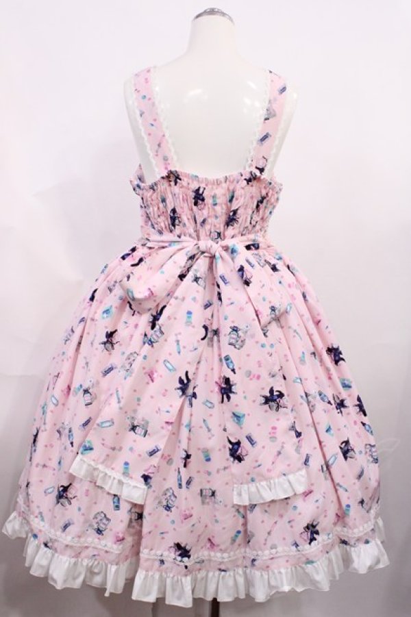 画像3: metamorphose / 【プラスサイズ】Medicine of love〜恋のおくすり〜ジャンパースカート 2 ピンク H-26-03-03-1004-ME-OP-YZ-ZH (3)