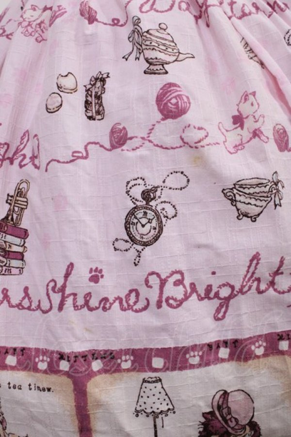 画像6: BABY,THE STARS SHINE BRIGHT / ネコ・NEKO・ラプソディー柄Parisジャンパースカート Free ラグドール（ピンク） H-26-03-03-1006-BA-OP-NS-ZH (6)