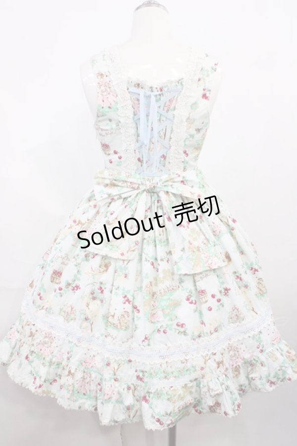 画像3: BABY,THE STARS SHINE BRIGHT / Blooming Snow White柄ボーン入りジャンパースカート Free ミント H-26-03-03-1007-BA-OP-NS-ZH (3)