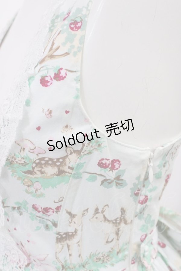 画像4: BABY,THE STARS SHINE BRIGHT / Blooming Snow White柄ボーン入りジャンパースカート Free ミント H-26-03-03-1007-BA-OP-NS-ZH (4)