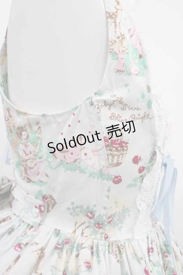 画像5: BABY,THE STARS SHINE BRIGHT / Blooming Snow White柄ボーン入りジャンパースカート Free ミント H-26-03-03-1007-BA-OP-NS-ZH (5)