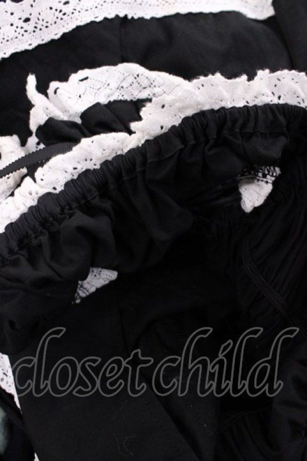 画像5: BABY,THE STARS SHINE BRIGHT / リボンミルキーシュガージャンパースカート Free ブラック/オフ白 H-26-03-03-1001-BA-OP-NS-ZH (5)