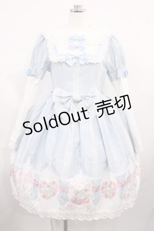 画像: BABY,THE STARS SHINE BRIGHT / 子猫とお菓子のお部屋柄ワンピース Free サックス H-26-03-03-1013-BA-OP-NS-ZH