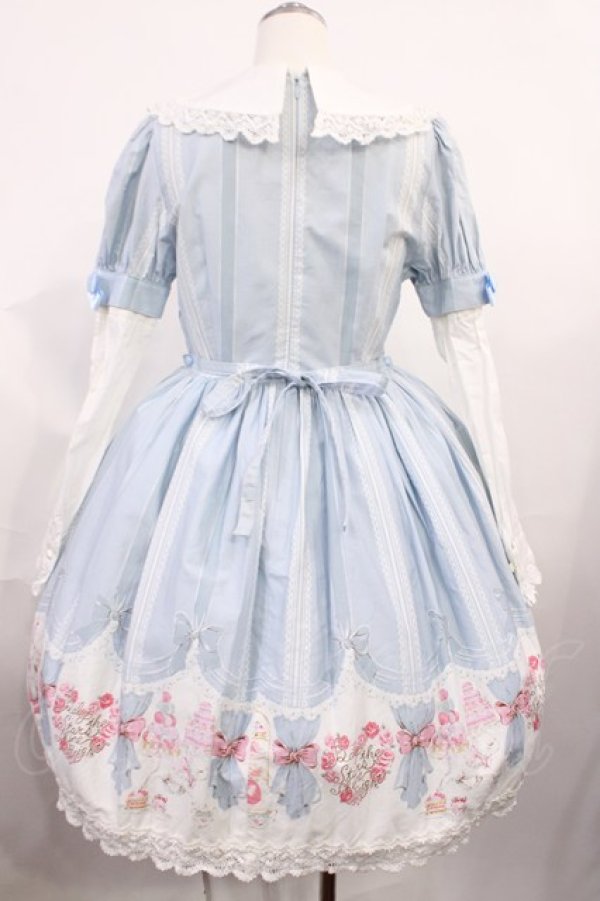 画像3: BABY,THE STARS SHINE BRIGHT / 子猫とお菓子のお部屋柄ワンピース Free サックス H-26-03-03-1013-BA-OP-NS-ZH (3)