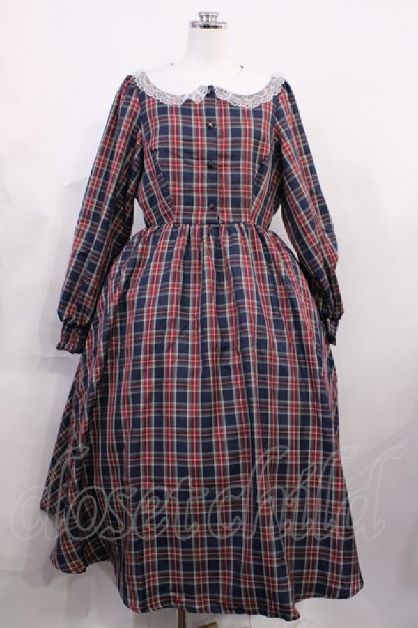 画像1: m petit by misako / サンリオキャラクターズコラボ ハローキティ ワンピース L ネイビー H-26-03-03-1014-LO-OP-NS-ZH (1)