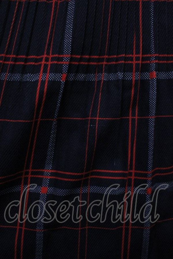 画像4: axes femme POETIQUE / レトロチェックロングワンピース M ブラック H-26-03-03-1015-AX-OP-NS-ZH (4)