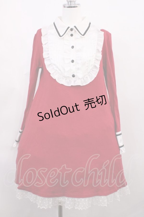 画像1: Angelic Pretty / Vintageカットワンピース Free レッド H-26-03-03-1017-AP-OP-NS-ZH (1)