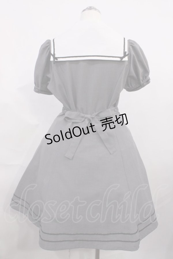 画像2: Innocent World White / マリンワンピース L グレー H-26-03-03-1018-IW-OP-NS-ZH (2)
