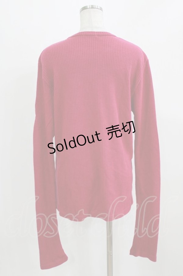 画像3: MILKBOY / RIBBED LOGO TEE  ディープピンク H-26-03-03-051-MB-TO-AK-ZH (3)
