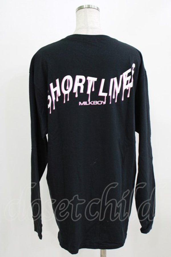 画像3: MILKBOY / SHORT LIFE L.S. TEE L ブラック H-26-03-03-053-MB-TO-AK-ZH (3)
