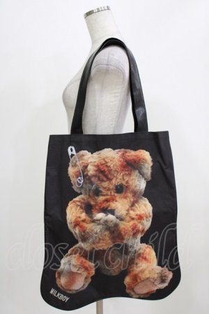 画像: MILKBOY / NEVER SAY NEVER SPECIALTOTE BAG  ブラック H-26-03-03-064-MB-BG-AK-ZH