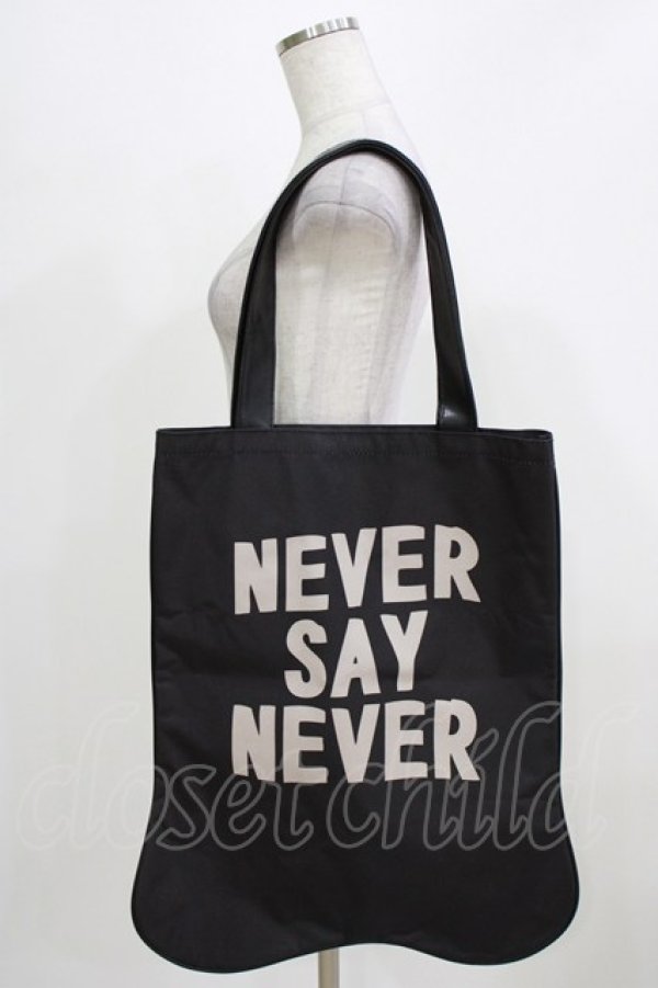 画像2: MILKBOY / NEVER SAY NEVER SPECIALTOTE BAG  ブラック H-26-03-03-064-MB-BG-AK-ZH (2)