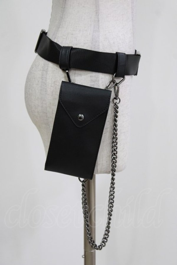 画像2: KILL STAR / Distortion Clouds Belt XL ブラック H-26-03-03-065-SL-ZA-KB-ZH (2)