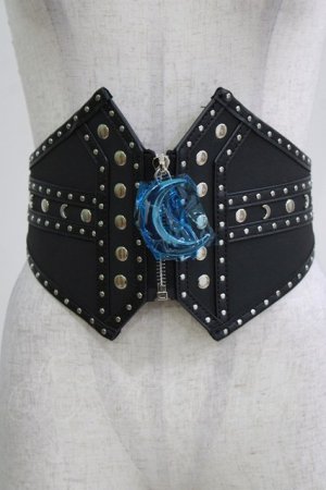 画像: KILL STAR / Cosmic Goddess Waist Belt  ブラック H-26-03-03-067-SL-ZA-KB-ZH