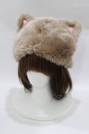 画像: MILK / Kittenキャップ  ブラウン H-26-03-03-074-ML-AC-KB-ZH