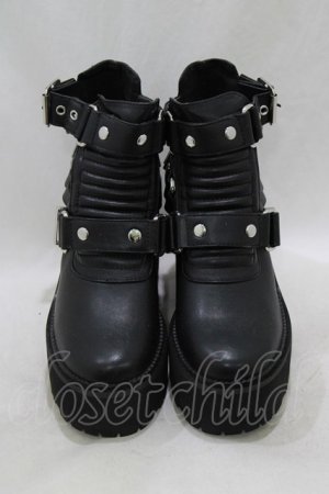 画像: KILL STAR / Electra Cut-Out Heels UK3(約22~22.5cm) ブラック H-26-03-03-076-SL-SH-KB-ZH