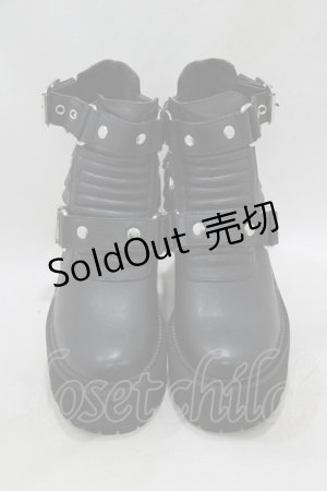 画像: KILL STAR / Electra Cut-Out Heels UK3(約22~22.5cm) ブラック H-26-03-03-076-SL-SH-KB-ZH