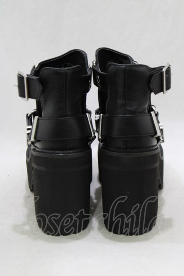 画像3: KILL STAR / Electra Cut-Out Heels UK3(約22~22.5cm) ブラック H-26-03-03-076-SL-SH-KB-ZH (3)