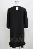 画像3: MILK / Frill Modish dress  ブラック H-26-03-03-009-ML-OP-AK-ZH (3)