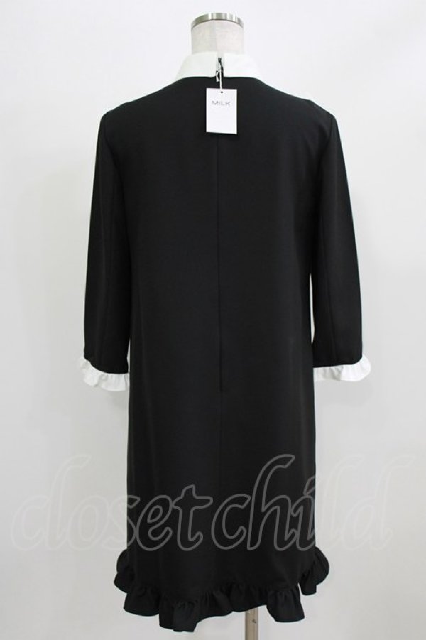 画像3: MILK / Frill Modish dress  ブラック H-26-03-03-009-ML-OP-AK-ZH (3)