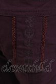 画像4: Rozen Kavalier / 刺繍ポケットパンツ  ワイン H-26-03-03-014-OO-PA-AK-ZH (4)