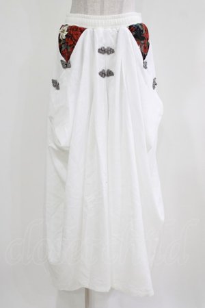 画像: Qutie Frash / 袴パンツ  白 H-26-03-03-016-QU-PA-KB-ZH