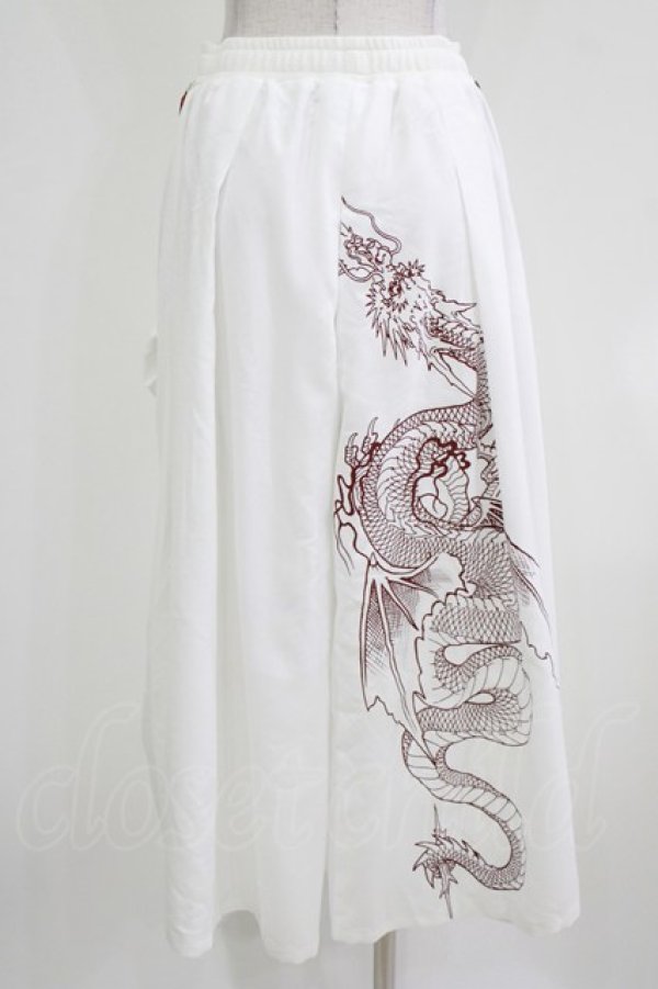 画像3: Qutie Frash / 袴パンツ  白 H-26-03-03-016-QU-PA-KB-ZH (3)