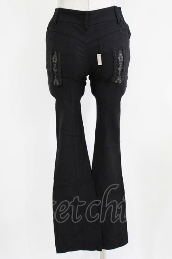 画像3: Rozen Kavalier / 刺繍ポケットパンツ M 黒 H-26-03-03-017-OO-PA-AK-ZH (3)
