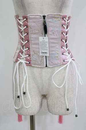 画像: Qutie Frash / 花魁コルセット  ピンク H-26-03-03-020-QU-ZA-KB-ZH