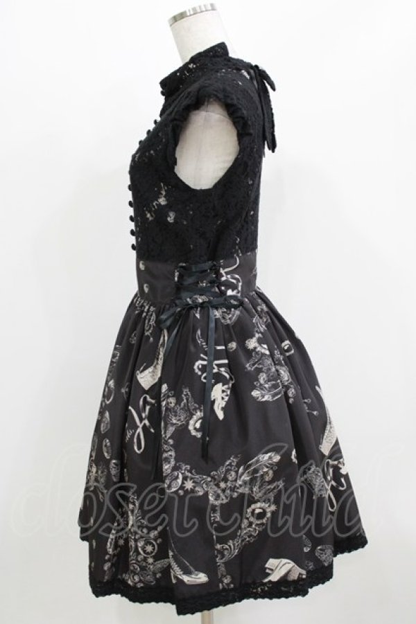 画像2: elements,H / ANTIQUE MOTIFワンピース  ブラック H-26-03-04-1029-PU-OP-KB-ZH (2)