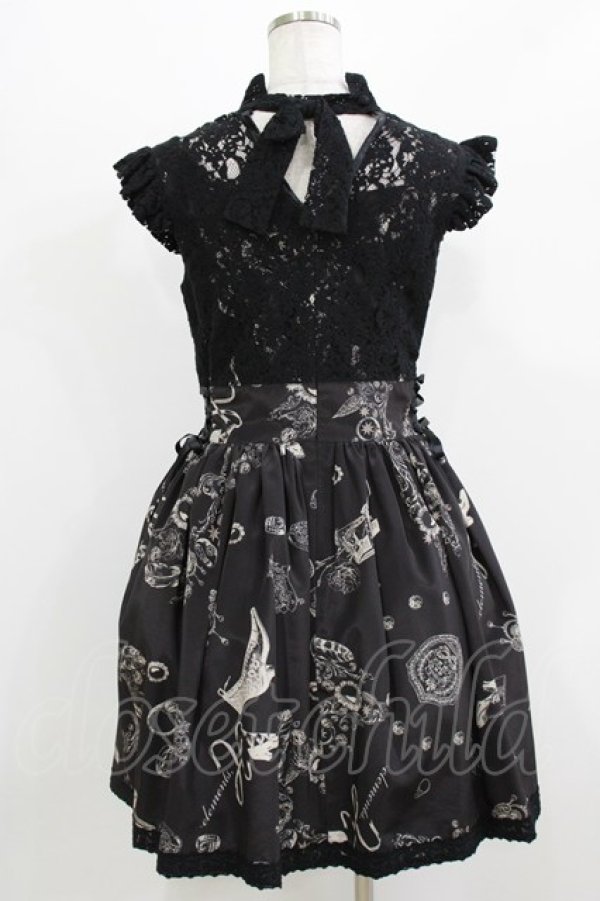 画像3: elements,H / ANTIQUE MOTIFワンピース  ブラック H-26-03-04-1029-PU-OP-KB-ZH (3)