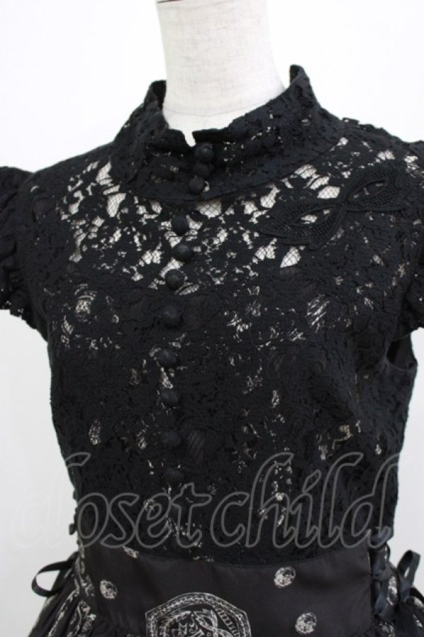 画像5: elements,H / ANTIQUE MOTIFワンピース  ブラック H-26-03-04-1029-PU-OP-KB-ZH (5)