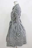 画像2: MILK / ギンガムロングワンピース  ブラック H-26-03-04-1033-ML-OP-KB-ZH (2)