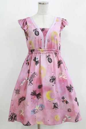 画像: MILK / マスカレードヘブンドレス  プラムピンク H-26-03-04-1036-ML-OP-KB-ZH