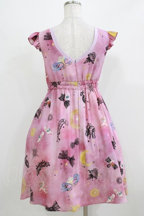 画像3: MILK / マスカレードヘブンドレス  プラムピンク H-26-03-04-1036-ML-OP-KB-ZH (3)