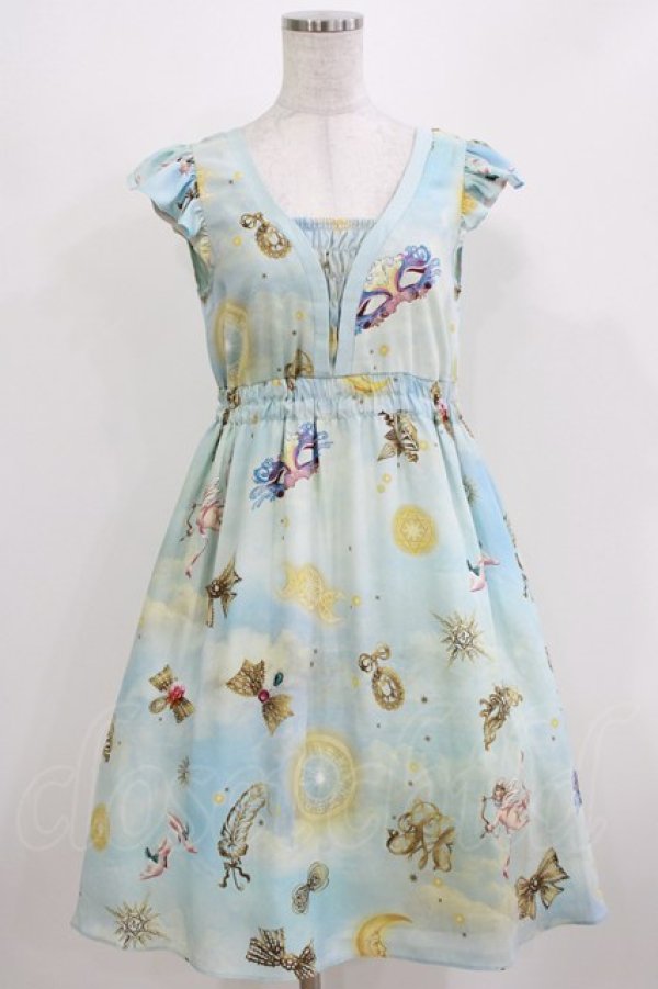 画像1: MILK / マスカレードヘブンドレス  ヘブンリースカイ H-26-03-04-1040-ML-OP-KB-ZH (1)