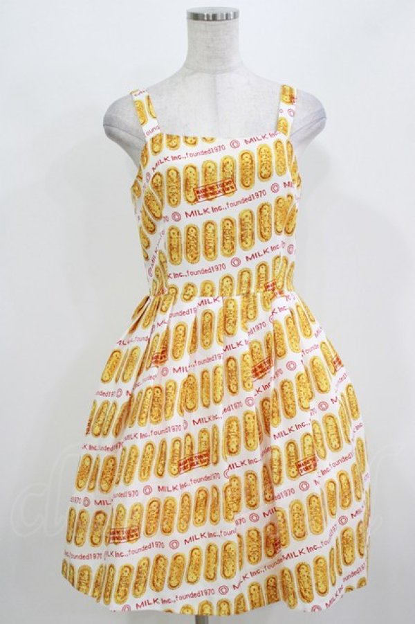 画像1: MILK / Biscottiドレス  プレーンビスケット H-26-03-04-1041-ML-OP-KB-ZH (1)