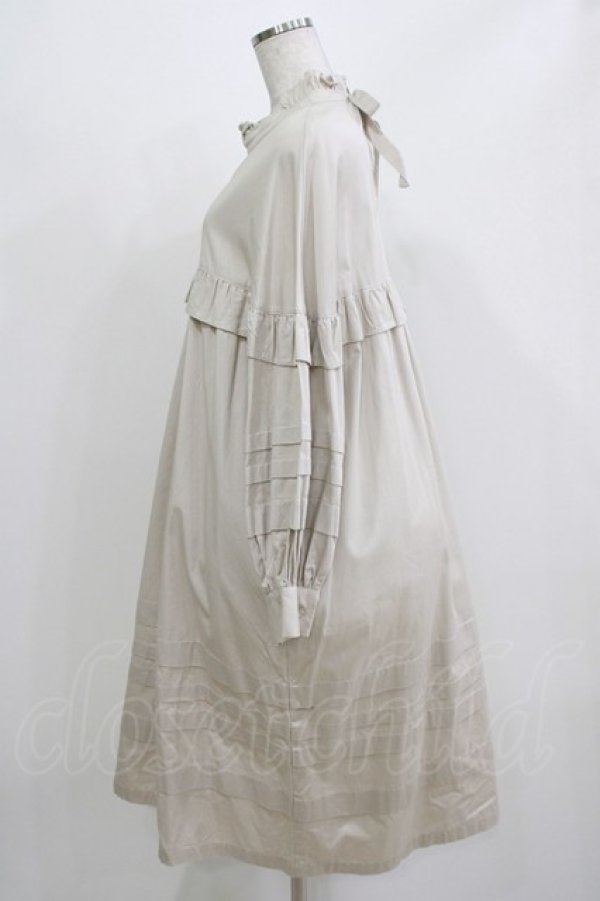 画像2: MILK / ミルフィーユワンピース  ベージュ H-26-03-04-1047-ML-OP-KB-ZH (2)