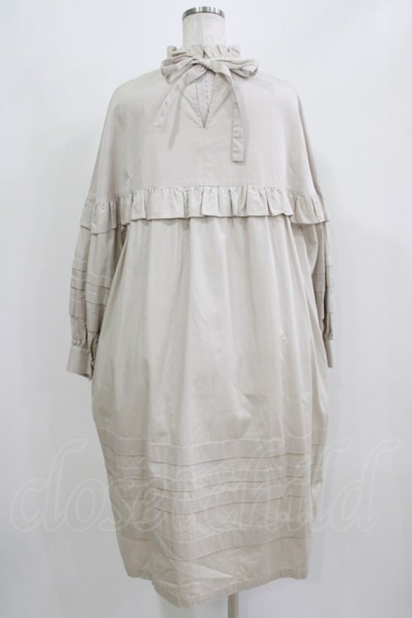 画像3: MILK / ミルフィーユワンピース  ベージュ H-26-03-04-1047-ML-OP-KB-ZH (3)