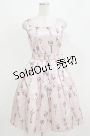 画像: MILK / ラビリンスKeyジャンスカ  ピンク H-26-03-04-1048-ML-OP-KB-ZH