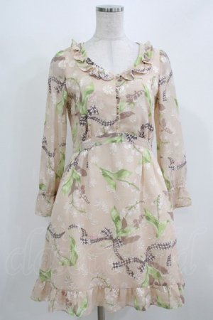 画像: MILK / Lilybellシアードレス  ハニーベージュ H-26-03-04-1050-ML-OP-KB-ZH