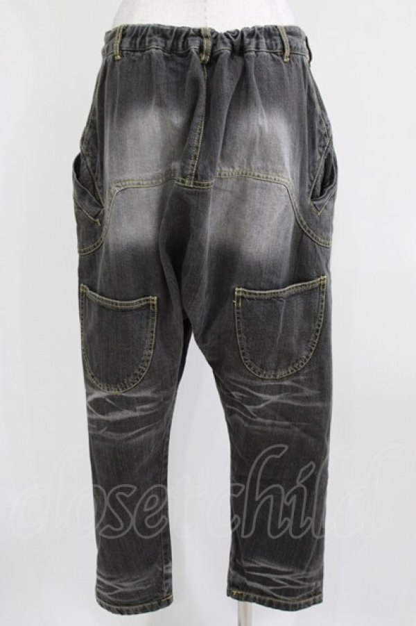 画像3: ALGONQUINS / ダメージデニムパンツ  グレー H-26-03-04-1005-AL-PA-KB-ZH (3)