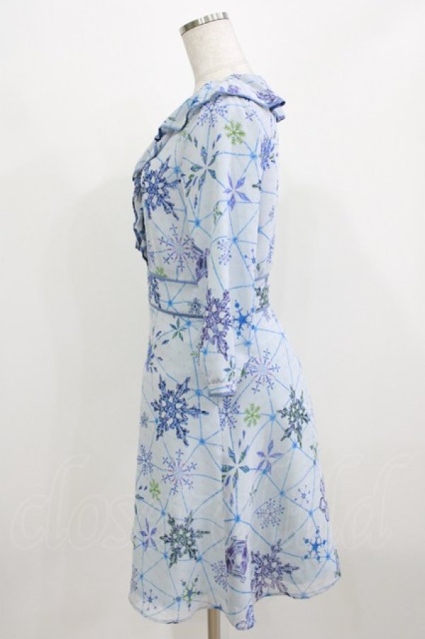 画像2: MILK / Snow Friendsドレス  ブルー H-26-03-04-1051-ML-OP-KB-ZH (2)