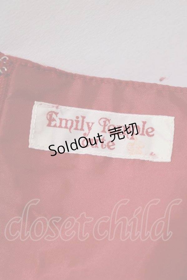 画像5: Emily Temple cute / メルティショコラストロベリーフリルキャミワンピース  赤 H-26-03-04-1054-ET-OP-KB-ZH (5)