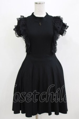 画像: Katie / ROSEMARY bottle neck one-piece  ブラック H-26-03-04-1060-LO-OP-KB-ZH