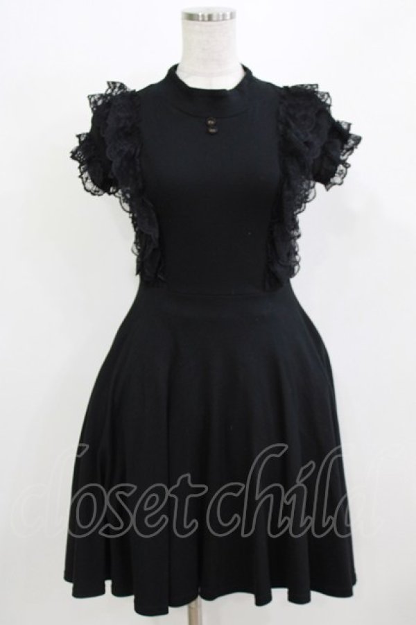 画像1: Katie / ROSEMARY bottle neck one-piece  ブラック H-26-03-04-1060-LO-OP-KB-ZH (1)