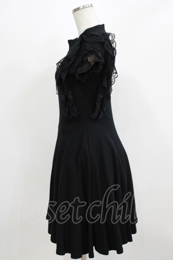 画像2: Katie / ROSEMARY bottle neck one-piece  ブラック H-26-03-04-1060-LO-OP-KB-ZH (2)